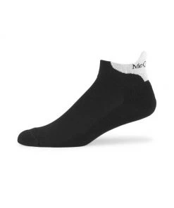 Alexander McQueen Logo Ankle Socks For Men White Black -Alexander McQueen Elegant store unnamed file 241