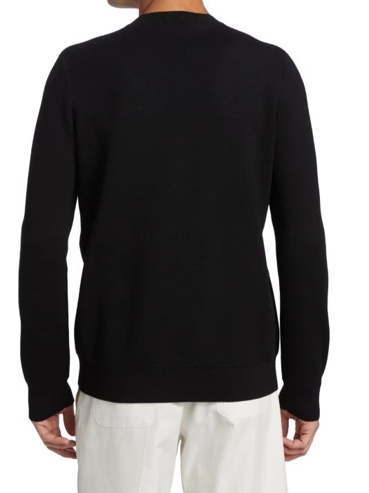 Alexander McQueen Script Logo Knit Sweater For Men 5 Alexander McQueen Script Logo Knit Sweater For Men - Image 5
