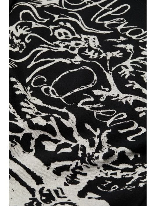 Alexander McQueen Script Logo Knit Sweater For Men 7 Alexander McQueen Script Logo Knit Sweater For Men - Image 7