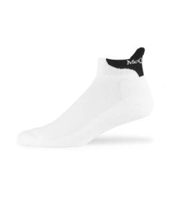 Alexander McQueen Logo Ankle Socks For Men White Black -Alexander McQueen Elegant store unnamed file 242