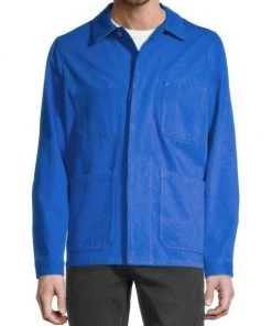 Alexander McQueen Patch Pocket Denim Jacket For Men -Alexander McQueen Elegant store unnamed file 2420