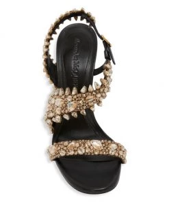 Alexander McQueen Crystal-Embellished High-Heel Sandals -Alexander McQueen Elegant store unnamed file 2428