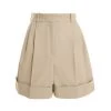 Alexander McQueen Pleated Wide-Leg Shorts