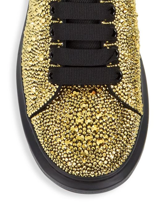 Alexander McQueen Spiked Leather Sneakers For Men 4 Alexander McQueen Spiked Leather Sneakers For Men - Image 4