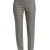 Alexander McQueen Long Houndstooth Cigarette Trousers