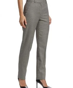 Alexander McQueen Long Houndstooth Cigarette Trousers 8 Alexander McQueen Long Houndstooth Cigarette Trousers -Alexander McQueen Elegant store unnamed file 2492