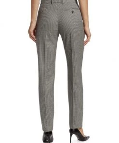 Alexander McQueen Long Houndstooth Cigarette Trousers 9 Alexander McQueen Long Houndstooth Cigarette Trousers -Alexander McQueen Elegant store unnamed file 2493