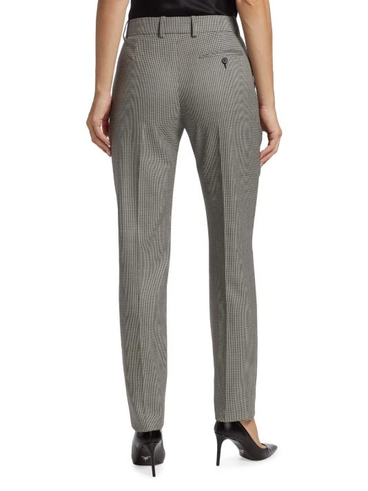 Alexander McQueen Long Houndstooth Cigarette Trousers 4 Alexander McQueen Long Houndstooth Cigarette Trousers - Image 4