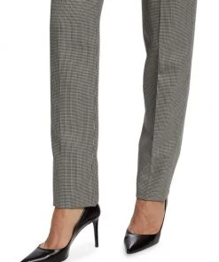Alexander McQueen Long Houndstooth Cigarette Trousers 10 Alexander McQueen Long Houndstooth Cigarette Trousers -Alexander McQueen Elegant store unnamed file 2494