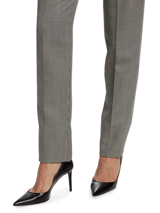 Alexander McQueen Long Houndstooth Cigarette Trousers 5 Alexander McQueen Long Houndstooth Cigarette Trousers - Image 5