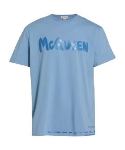 Alexander McQueen Graffiti Logo Cotton T-Shirt For Men Natural 8 Alexander McQueen Graffiti Logo Cotton T-Shirt For Men Natural -Alexander McQueen Elegant store unnamed file 2506