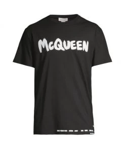 Alexander McQueen Graffiti Logo Cotton T-Shirt For Men Natural 11 Alexander McQueen Graffiti Logo Cotton T-Shirt For Men Natural -Alexander McQueen Elegant store unnamed file 2509
