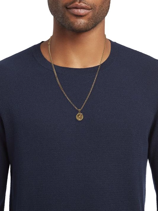 Alexander McQueen Snake Medallion Coin Necklace For Men 2 Alexander McQueen Snake Medallion Coin Necklace For Men - Image 2