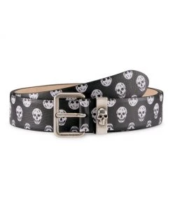 Alexander McQueen Skull Loop Belt For Men