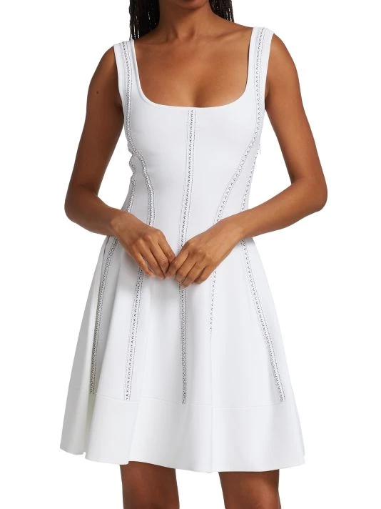 Alexander McQueen Jacq Stitch Detail Minidress 3 Alexander McQueen Jacq Stitch Detail Minidress - Image 3