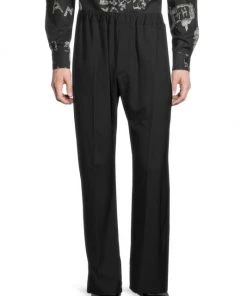 Alexander McQueen Wool Elastic Pants For Men -Alexander McQueen Elegant store unnamed file 2540