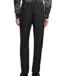 Alexander McQueen Wool Elastic Pants For Men -Alexander McQueen Elegant store unnamed file 2542