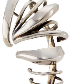 Alexander McQueen Silvertone Multi-Hoop Ear Cuff - Right 5 Alexander McQueen Silvertone Multi-Hoop Ear Cuff - Right -Alexander McQueen Elegant store unnamed file 2584