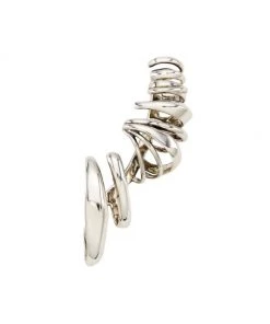 Alexander McQueen Elegant store 23 Alexander McQueen Silvertone Multi-Hoop Ear Cuff