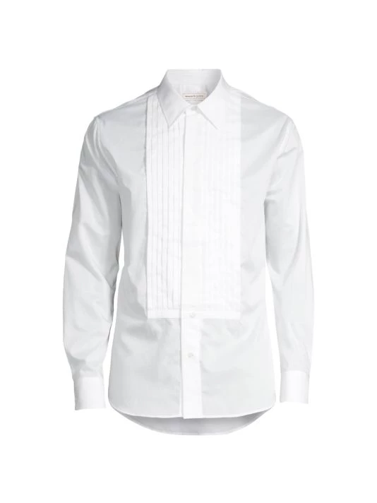 Alexander McQueen Classic Tuxedo Shirt For Men 1 Alexander McQueen Classic Tuxedo Shirt For Men
