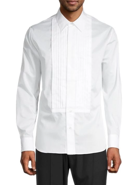 Alexander McQueen Classic Tuxedo Shirt For Men 3 Alexander McQueen Classic Tuxedo Shirt For Men - Image 3