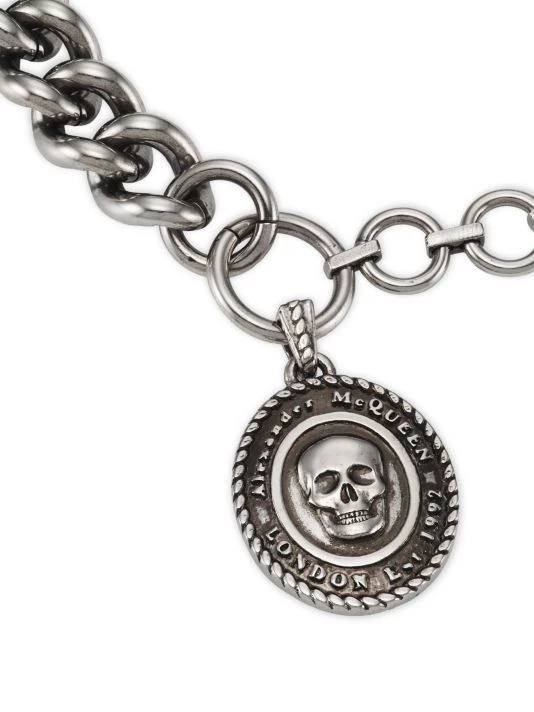 Alexander McQueen Medallion Skull Chain Bracelet For Men 3 Alexander McQueen Medallion Skull Chain Bracelet For Men - Image 3