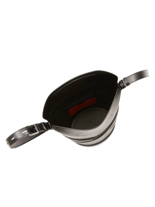 Alexander McQueen Curve Leather Bucket Bag For Men White 2 Alexander McQueen Curve Leather Bucket Bag For Men White - Image 2