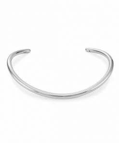 Alexander McQueen Antique Silvertone Thin Tubular Choker