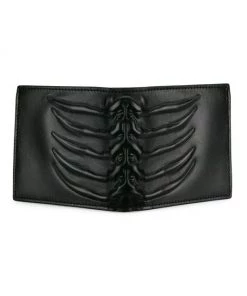 Alexander McQueen Leather Ribcage Card Holder For Men -Alexander McQueen Elegant store unnamed file 2642