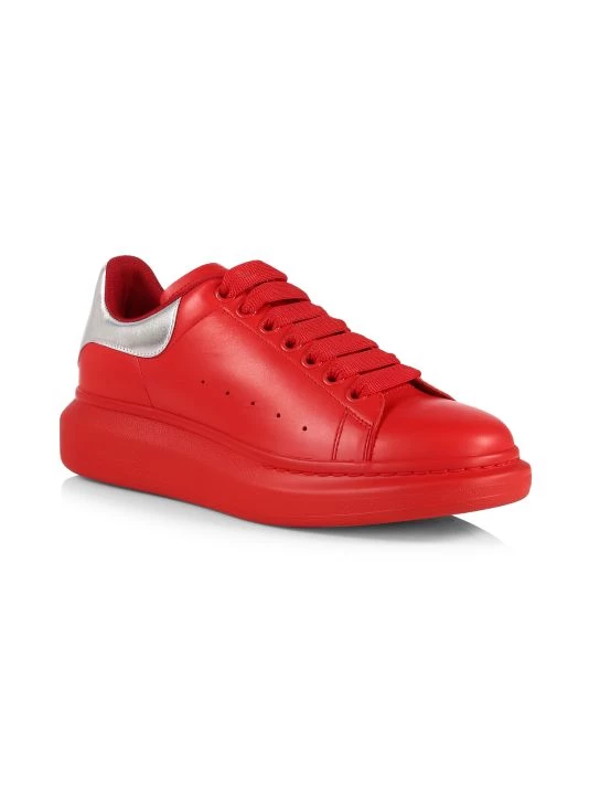 Alexander McQueen Leather Oversized Sneakers For Men 2 Alexander McQueen Leather Oversized Sneakers For Men - Image 2