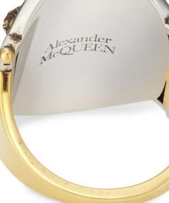 Alexander McQueen Snake Logo Cuff Bracelet For Men -Alexander McQueen Elegant store unnamed file 2681