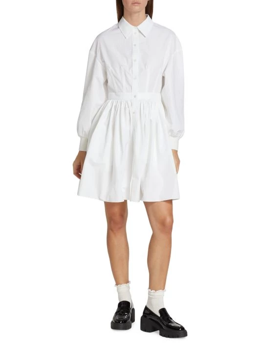 Alexander McQueen Cotton Long-Sleeve Shirtdress 2 Alexander McQueen Cotton Long-Sleeve Shirtdress - Image 2