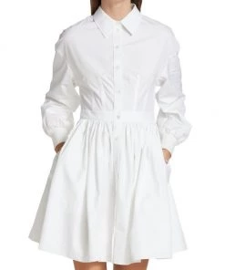 Alexander McQueen Cotton Long-Sleeve Shirtdress 9 Alexander McQueen Cotton Long-Sleeve Shirtdress -Alexander McQueen Elegant store unnamed file 2694