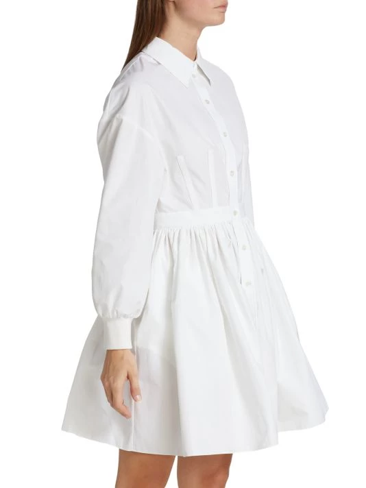 Alexander McQueen Cotton Long-Sleeve Shirtdress 4 Alexander McQueen Cotton Long-Sleeve Shirtdress - Image 4