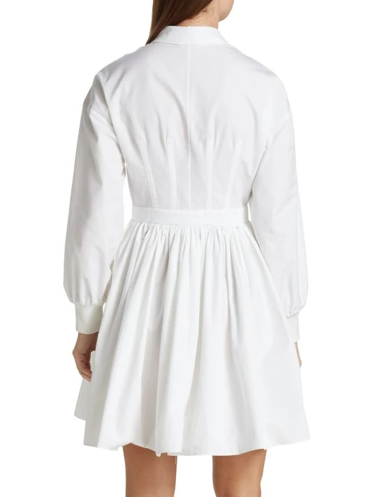Alexander McQueen Cotton Long-Sleeve Shirtdress 5 Alexander McQueen Cotton Long-Sleeve Shirtdress - Image 5