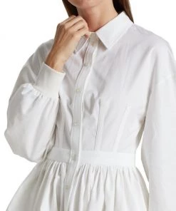 Alexander McQueen Cotton Long-Sleeve Shirtdress 12 Alexander McQueen Cotton Long-Sleeve Shirtdress -Alexander McQueen Elegant store unnamed file 2697