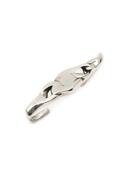 Alexander McQueen Molten Chain Upper Ear Cuff For Men 1 Alexander McQueen Molten Chain Upper Ear Cuff For Men