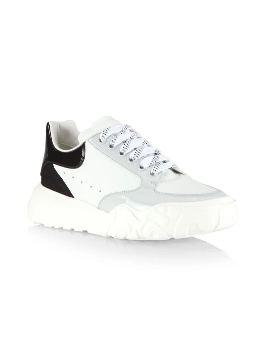 Alexander McQueen Woman's Court Colorblock Sneakers 2 Alexander McQueen Woman's Court Colorblock Sneakers - Image 2