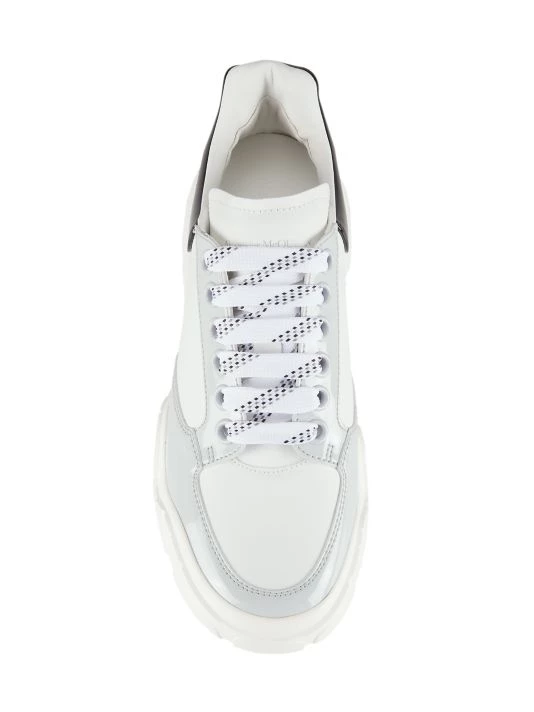 Alexander McQueen Woman's Court Colorblock Sneakers 5 Alexander McQueen Woman's Court Colorblock Sneakers - Image 5