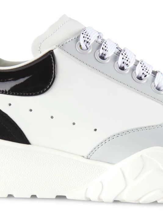 Alexander McQueen Woman's Court Colorblock Sneakers 6 Alexander McQueen Woman's Court Colorblock Sneakers - Image 6