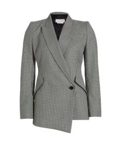 Alexander McQueen Wool Houndstooth Jacket