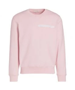 Alexander McQueen M Pre Cotton Crewneck Sweatshirt For Men Ice Pink Mix -Alexander McQueen Elegant store unnamed file 2756