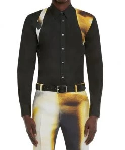 Alexander McQueen Spray Paint Harness Shirt For Men 7 Alexander McQueen Spray Paint Harness Shirt For Men -Alexander McQueen Elegant store unnamed file 2766