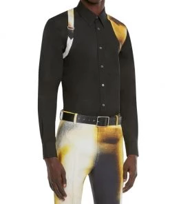 Alexander McQueen Spray Paint Harness Shirt For Men 8 Alexander McQueen Spray Paint Harness Shirt For Men -Alexander McQueen Elegant store unnamed file 2767