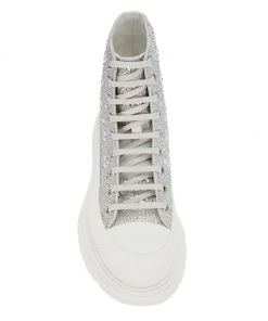 Alexander McQueen Treadslick High-Top Crystal Boots For Men -Alexander McQueen Elegant store unnamed file 2773