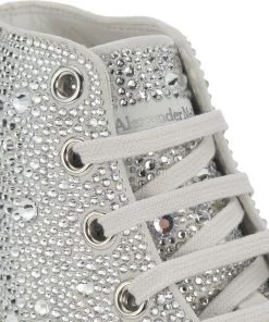 Alexander McQueen Treadslick High-Top Crystal Boots For Men -Alexander McQueen Elegant store unnamed file 2774