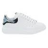 Alexander McQueen Logo Heel Leather Lace-Up Sneakers For Men