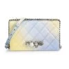 Alexander McQueen Ombré Quilted Leather Jewelled Satchel