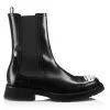 Alexander McQueen Punk Stud Chelsea Boots For Men