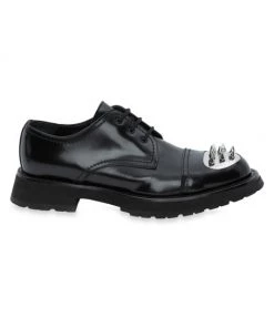 Alexander McQueen Punk Stud Derby Shoes For Men
